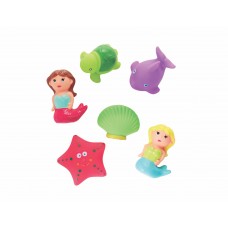 Toytexx 10 PCS Baby Bath Toys Ocean Animals Mermaid Water Squirting Bathtub Fun for Children
